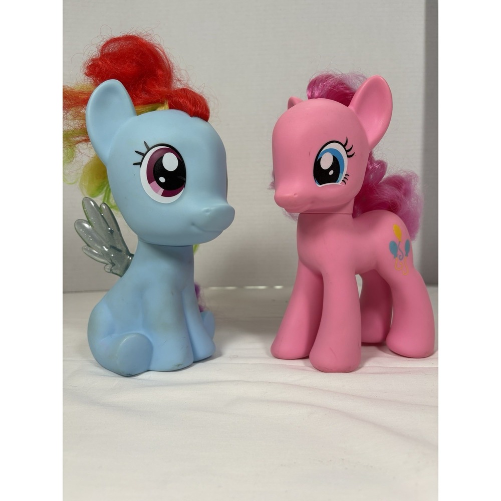 My Little Pony Rainbow Dash & Pinkie Pie 9" Figures Hasbro Lot of 2